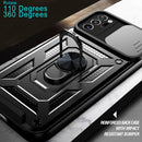 For Samsung Galaxy Note20 Ultra 5G Sliding Camera Cover Design TPU+PC Protective Case(Silver)