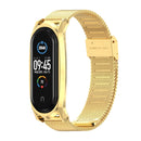 For Xiaomi Mi Band 6 / 5 / 4 / 3 Mijobs Milan Buckle GT Metal Stainless Steel Watch Band(Gold)