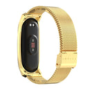 For Xiaomi Mi Band 6 / 5 / 4 / 3 Mijobs Milan Buckle GT Metal Stainless Steel Watch Band(Gold)