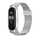 For Xiaomi Mi Band 6 / 5 / 4 / 3 Mijobs Milan Buckle GT Metal Stainless Steel Watch Band(Silver)