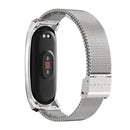 For Xiaomi Mi Band 6 / 5 / 4 / 3 Mijobs Milan Buckle GT Metal Stainless Steel Watch Band(Silver)