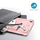 Silicone + PC Shockproof Protective Case with Holder For iPad mini (2019) / mini 4(Rose Gold)