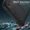Silicone + PC Shockproof Protective Case with Holder For iPad mini (2019) / mini 4(Black)