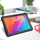 For Huawei MatePad T 10s Silicone + PC Shockproof Protective Case with Holder(Black)