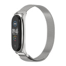 For Xiaomi Mi Band 6 / 5 / 4 / 3 Mijobs Milan Magnetic Plus Stainless Steel Watch Band(Silver)