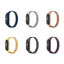For Xiaomi Mi Band 6 / 5 / 4 / 3 Mijobs Milan Magnetic Plus Stainless Steel Watch Band(Silver)