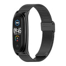 For Xiaomi Mi Band 6 / 5 / 4 / 3 Mijobs Milan Buckle Plus Stainless Steel Watch Band(Black)