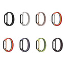 For Xiaomi Mi Band 6 / 5 / 4 / 3 Mijobs Nylon Loop Plus Watch Band Watch Band(Pink Sand Rose Gold)