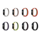 For Xiaomi Mi Band 6 / 5 / 4 / 3 Mijobs Nylon Loop Plus Watch Band Watch Band(Pink Sand Rose Gold)