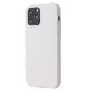Solid Color Liquid Silicone Shockproof Protective Case For iPhone 13 mini(White)