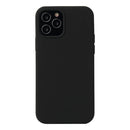 Solid Color Liquid Silicone Shockproof Protective Case For iPhone 13 mini(Black)