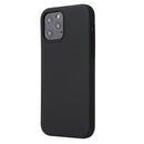 Solid Color Liquid Silicone Shockproof Protective Case For iPhone 13 mini(Black)