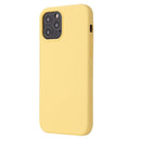 Solid Color Liquid Silicone Shockproof Protective Case For iPhone 13 mini(Yellow)