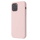 Solid Color Liquid Silicone Shockproof Protective Case For iPhone 13 mini(Sand Pink)