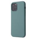 Solid Color Liquid Silicone Shockproof Protective Case For iPhone 13 mini(Pine Green)