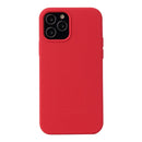 Solid Color Liquid Silicone Shockproof Protective Case For iPhone 13 mini(Carmine)