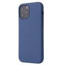 Solid Color Liquid Silicone Shockproof Protective Case For iPhone 13 mini(Diamond Blue)
