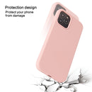 Solid Color Liquid Silicone Shockproof Protective Case For iPhone 13 mini(Yellow)