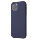 Solid Color Liquid Silicone Shockproof Protective Case For iPhone 13 Pro(Midnight Blue)