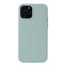 Solid Color Liquid Silicone Shockproof Protective Case For iPhone 13 Pro Max(Emerald Green)