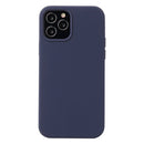 Solid Color Liquid Silicone Shockproof Protective Case For iPhone 13 Pro Max(Midnight Blue)