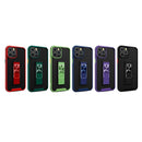 Dual-color Skin Feel TPU + PC Magnetic Shockproof Case with Invisible Holder For iPhone 11 Pro Max(Black)
