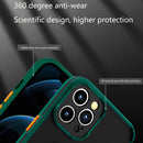 Dual-color Skin Feel TPU + PC Magnetic Shockproof Case with Invisible Holder For iPhone 11 Pro Max(Black)
