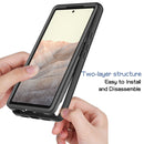 For Google Pixel 6 Starry Sky Solid Color Series Shockproof PC + TPU Case(Black)