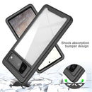 For Google Pixel 6 Starry Sky Solid Color Series Shockproof PC + TPU Case(Black)