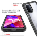 For OPPO A54 5G / A74 5G Starry Sky Solid Color Series Shockproof PC + TPU Case(Black)
