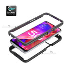 For OPPO A54 5G / A74 5G Starry Sky Solid Color Series Shockproof PC + TPU Case(Purple)