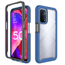 For OPPO A54 5G / A74 5G Starry Sky Solid Color Series Shockproof PC + TPU Case(Royal Blue)