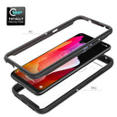 For TCL 10L Starry Sky Solid Color Series Shockproof PC + TPU Case(Purple)