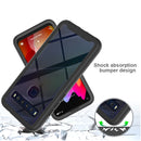 For TCL 10L Starry Sky Solid Color Series Shockproof PC + TPU Case(Rose Red)