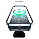 adj-987 15W Magsafe Magnetic Car Air Outlet Wireless Charger for iPhone 12 Series, with LED Indicator(White)