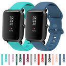 20mm For Amazfit GTS 2e Butterfly Buckle Silicone Watch Band(Grey)