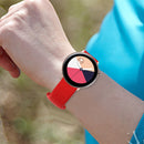 22mm For Amazfit GTS 2e Butterfly Buckle Silicone Watch Band(Pink)