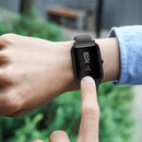 22mm For Amazfit GTS 2e Butterfly Buckle Silicone Watch Band(Black)