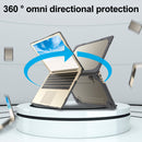 TPU + PC Two-color Anti-fall Laptop Protective Case For Microsoft Surface Laptop 3 / 4 15 inch(Grey)