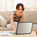 TPU + PC Two-color Anti-fall Laptop Protective Case For Microsoft Surface Laptop 3 / 4 15 inch(Grey)