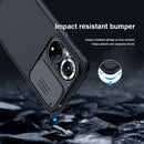 For Honor 50 NILLKIN Black Mirror Pro Series PC Camshield Full Coverage Dust-proof Scratch Resistant Case(Blue)