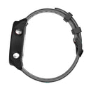 20mm For Garmin Vivoactive 3 / Venu Universal Two-color Silicone Watch Band(Black Grey)