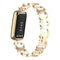 For Fitbit Luxe Special Edition Metal Bracelet Watch Band(Champagne Gold)