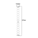 For Fitbit Luxe Special Edition Metal Bracelet Watch Band(Rose Gold)