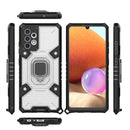 For Samsung Galaxy A32 4G Space PC + TPU Ring Holder Protective Case(Silver)