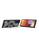 For Samsung Galaxy A32 4G Space PC + TPU Ring Holder Protective Case(Silver)
