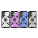 For Samsung Galaxy A32 4G Space PC + TPU Ring Holder Protective Case(Silver)