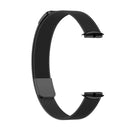 For Fitbit Luxe Special Edition Milanese Metal Magnetic Watch Band(Black)