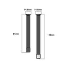 For Fitbit Luxe Special Edition Milanese Metal Magnetic Watch Band(Silver)