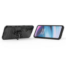 For OnePlus Nord CE 5G PC + TPU Shockproof Protective Case with Magnetic Ring Holder(Black)